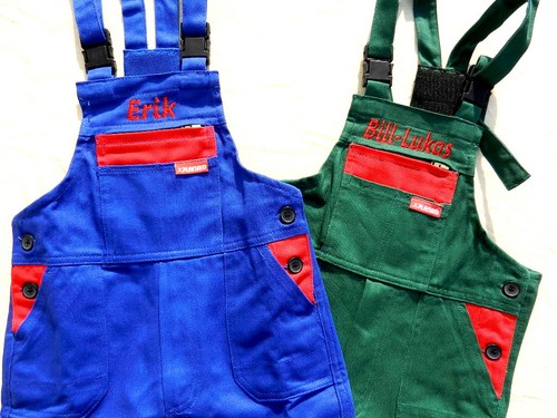 Kinder arbeitshose mit namen - kinder,